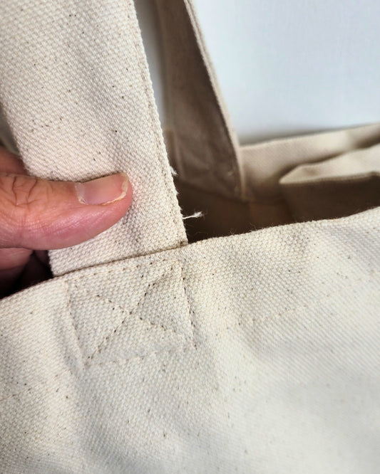 Hochwertige Baumwolltasche mit Kunstdruck Frauen "Ich vertraue auf meine innere Stärke" Shopper, Jutebeutel
